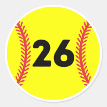 Softball Player Jersey Favorit Number #26