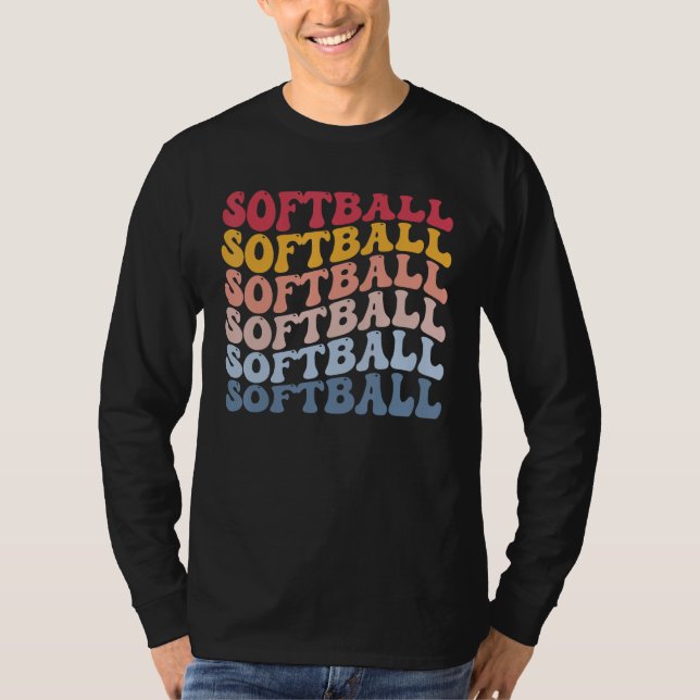 Softball Player T-Shirt (Vorderseite)