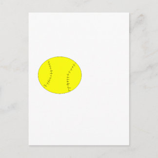 Softball Postkarte