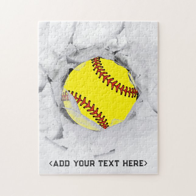 Softball-Puzzle (Vertikal)