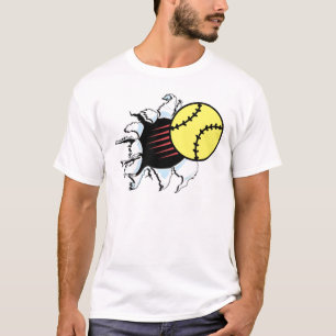 Softball-Riss es T-Shirt