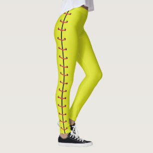 Softball schnürt sich Leggings