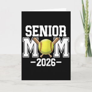 Softball Senior-Mutter, Abiturientin 2026, Senior Karte