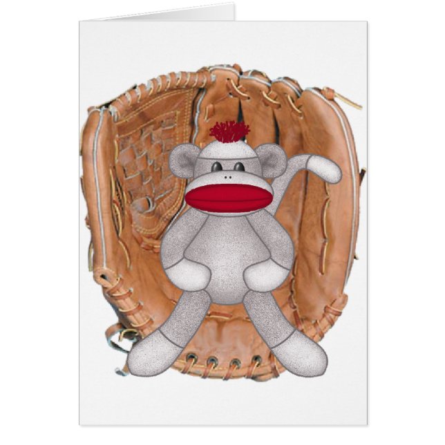 Softball-Socken-Affe (Vorne)