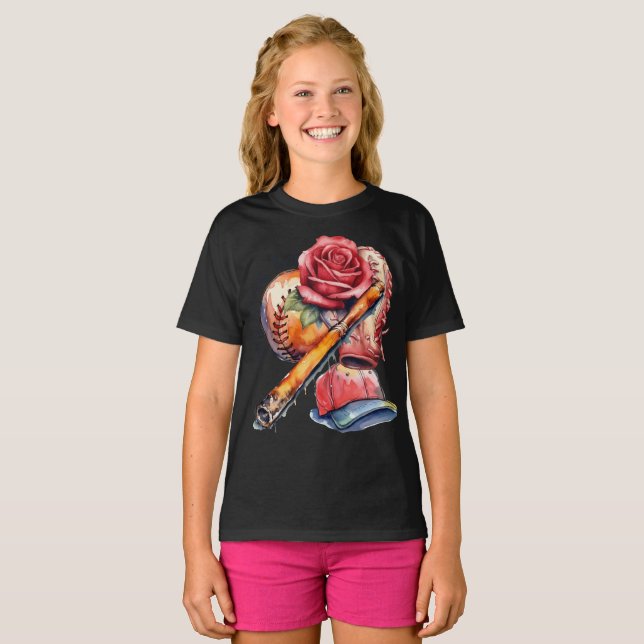 Softball Sommer T-Shirt (Vorne ganz)