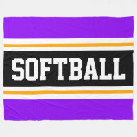 SOFTBALL Spaß Helle Lila schwarze, athletische Str