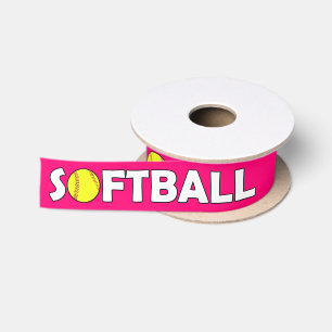 Softball-Spieler-kundenspezifisches FarbeFastpitch Satinband