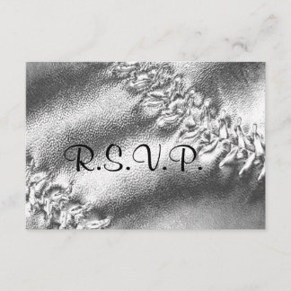 Softball Sporty Mariage thème carte RSVP