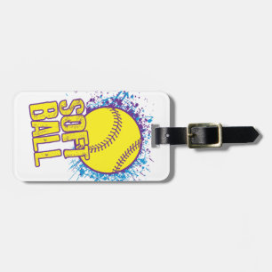 Softball-Spritzer Gepäckanhänger