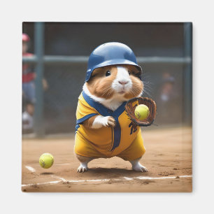 Softball-Star: Das große Spiel des Meerschweinchen Magnet