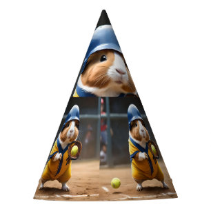 Softball-Star: Das große Spiel des Meerschweinchen Partyhütchen