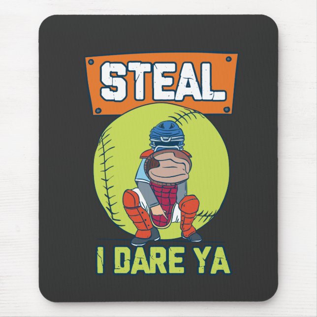 Softball - Stechen ich wage Ya Mousepad (Vorne)