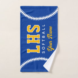 Softball Stiche Custom Sport Handtuch Team Anfangs