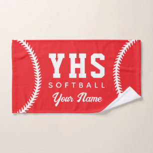 Softball Stiche Custom Sport Handtuch Team Anfangs