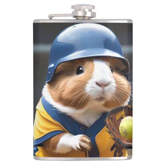 Softball Superstar: Das große Spiel der Guinea, Flachmann (Vorderseite)