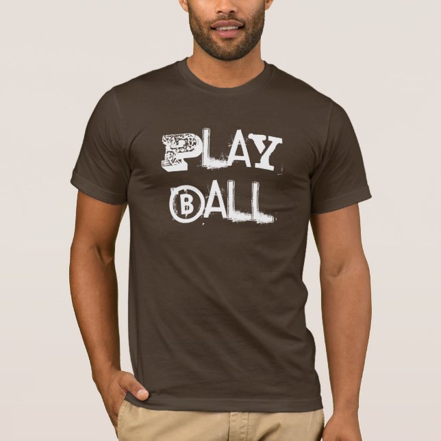 Softball-T - Shirt-Männer T-Shirt (Vorderseite)