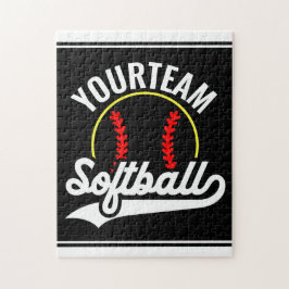 Softball Team Player ADD NAME Personalisierte Liga