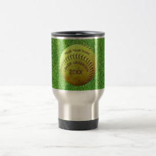 Softball-Trainer-Geschenk-schmutzige Ball-Tasse Reisebecher