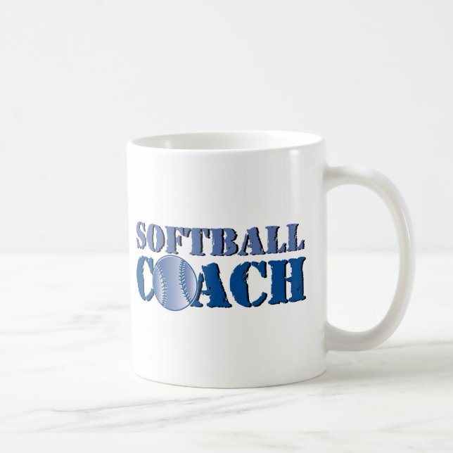Softball-Trainer Kaffeetasse (Rechts)