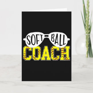 Softball-Trainer Softball-Coaching Lustiger Softba Karte