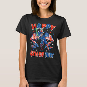 Softball Uncle Sam 4. Juli Frauen Amerikaner T-Shirt
