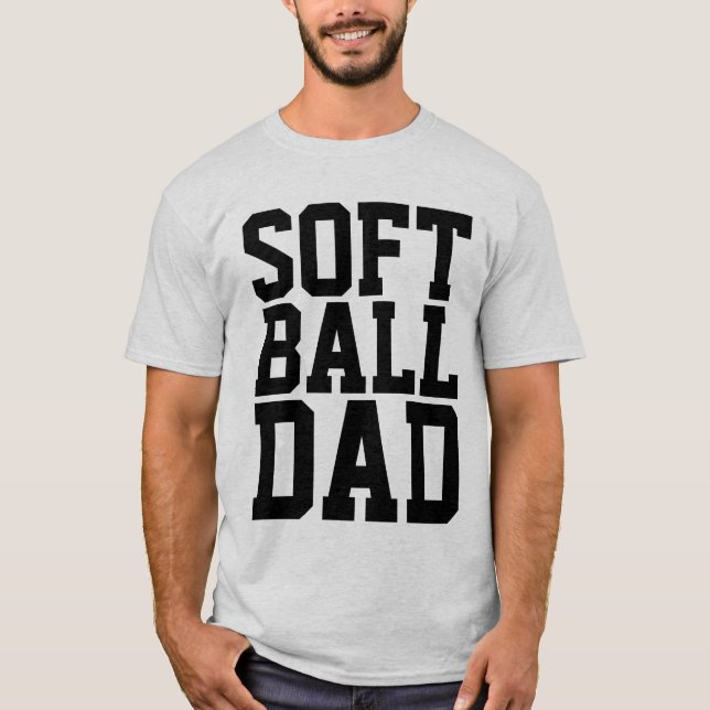 SOFTBALL VATER T - SHIRT (Vorderseite)