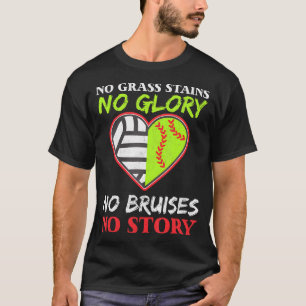 Softball Volleyball für Team Sport Hobby Player T-Shirt