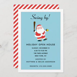 Softball Weihnachtsfeier Einladung