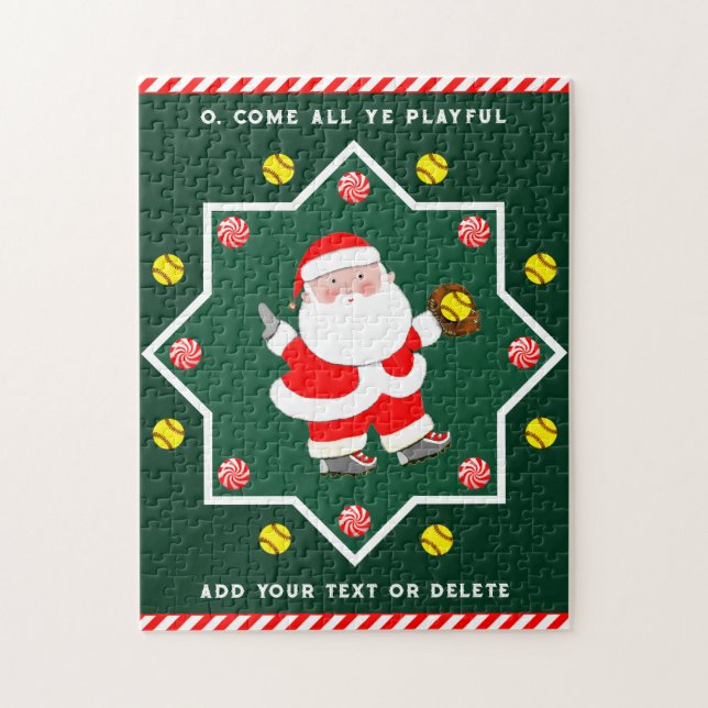 Softball-Weihnachtsgeschenke (Vertikal)