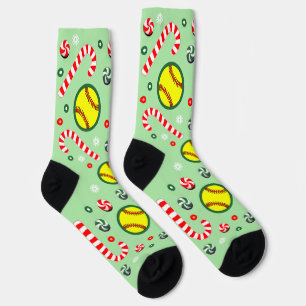 Softball-Weihnachtsgeschenke Socken