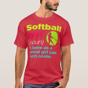 Softball Woman Pitcher Mutter Definition Funny T-Shirt