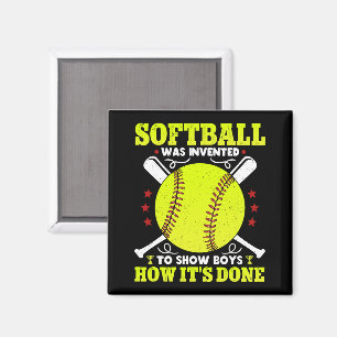 Softball wurde erfunden, um Jungen zu zeigen, wie Magnet