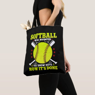 Softball wurde erfunden, um Jungen zu zeigen, wie Tasche