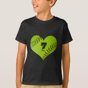 Softballherz T - Shirt