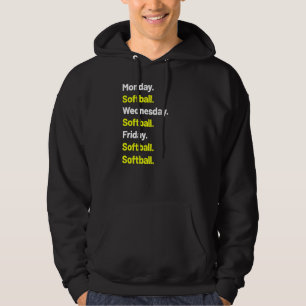Softballtage der Woche Mama & Player Hoodie
