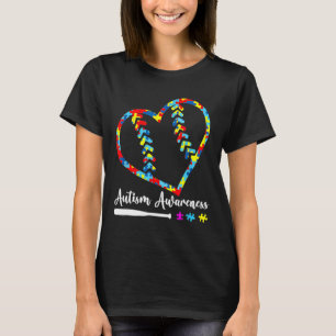 Softbyll verkauft Herz Autismus Aufklärung Monat M T-Shirt