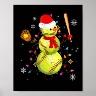 Softbyll Weihnachtsspaß Softbyll Schneemann Weihna Poster
