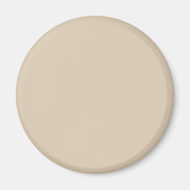 Softer Tan Solid Color Magnet (Vorne)