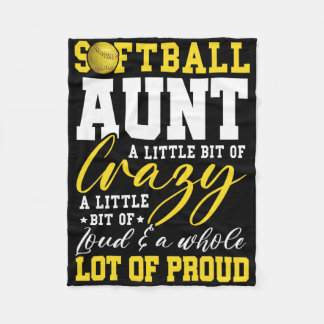 Softll Aunt Proud Aunt Of A Softll Player Aunt _2  Fleecedecke