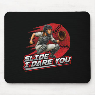 Softll Catcher Slide Ich fordere dich Starkes Mädc Mousepad