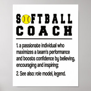 Softll Coach Definition Softll Coaching Poster