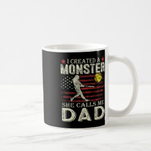 Softll Dad Uns Flagge Ich Habe Ein Monster Erstell Kaffeetasse