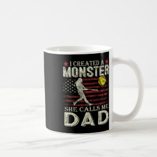 Softll Dad Uns Flagge Ich Habe Ein Monster Erstell Kaffeetasse
