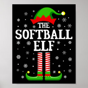 Softll Elf Lustige Weihnachten Familie passend Poster
