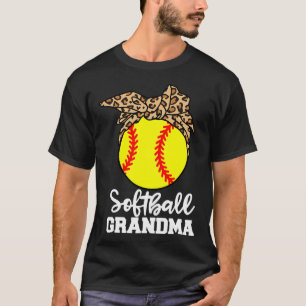 Softll Oma Lustiger Leopard Oma T-Shirt