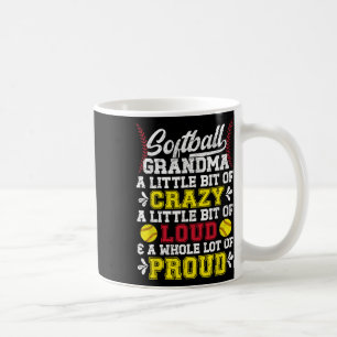 Softll Oma verrückte laute Oma eines Softll-Spiels Kaffeetasse
