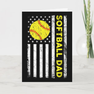 Softll Papa bedrängte amerikanische Flagge Vaterta Karte