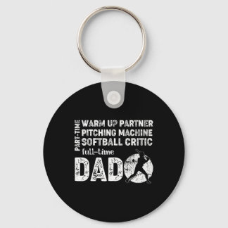 Softll Papa-Shirt Teilzeit-Aufwärmpartner Vollstän Schlüsselanhänger