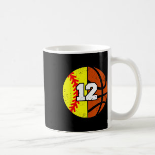 Softll Sketll Nummer 12 Trikot Lustiger 12. Geburt Kaffeetasse