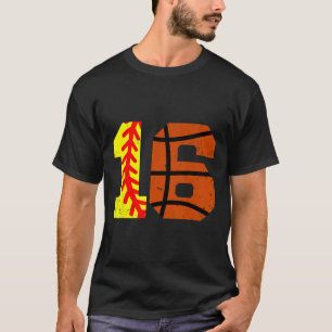 Softll Sketll Nummer 16 Trikot Lustiger 16. Geburt T-Shirt